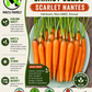 Scarlet Nantes Carrot Seeds – Heirloom Non-GMO Sweet Orange Carrot