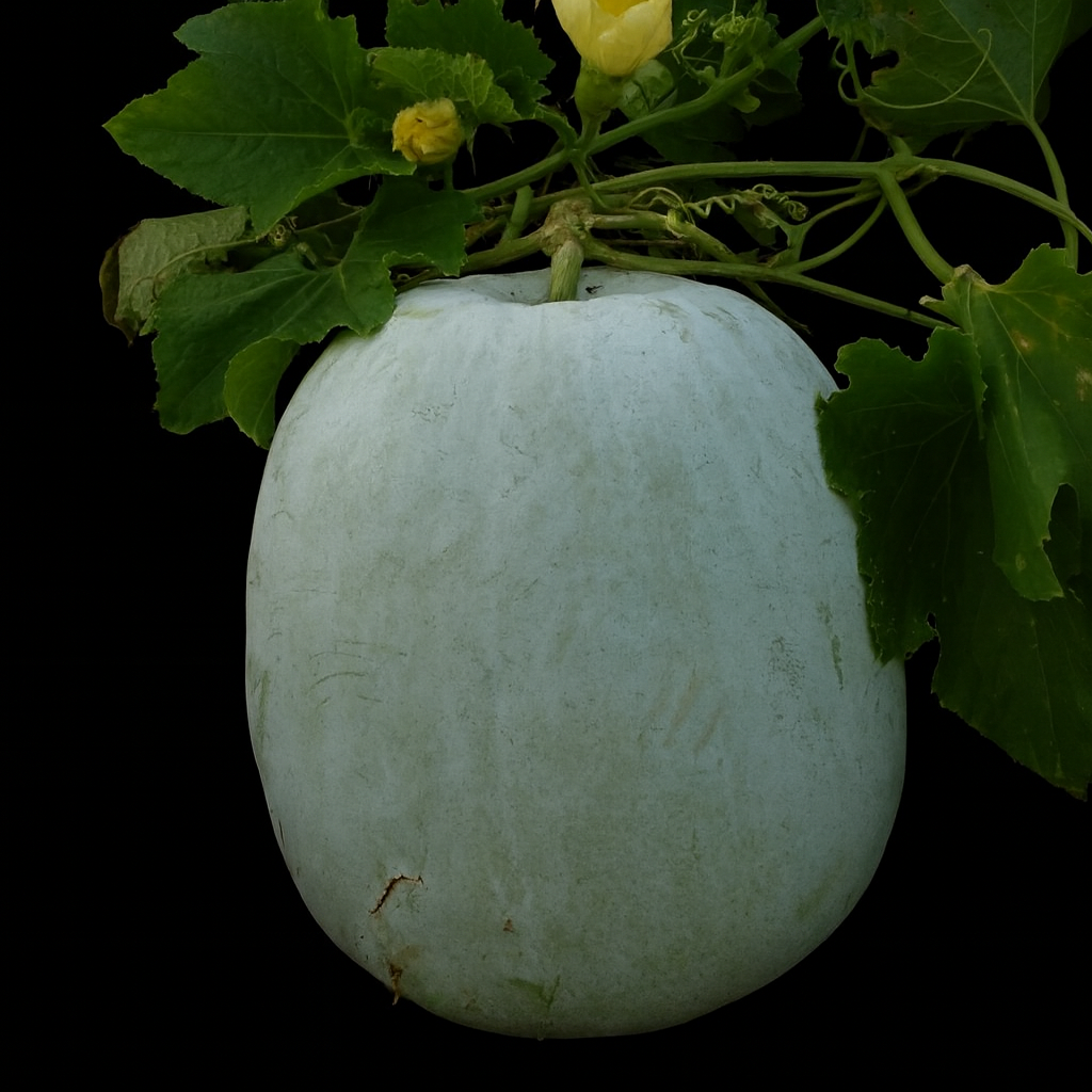 Round Winter Melon Wax Gourd Seeds – Benincasa hispida | Heirloom, Non-GMO Asian Vegetable for Home Garden