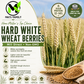 Organic Hard White Wheat Berries Seeds – Mill Direct Grain for Wheatgrass, Sprouting & Home Milling