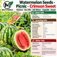 Crimson Sweet Watermelon Seeds – Heirloom Non-GMO AAS Winner