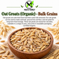 Organic Oat Groats – Hulled Oats Bulk Grain
