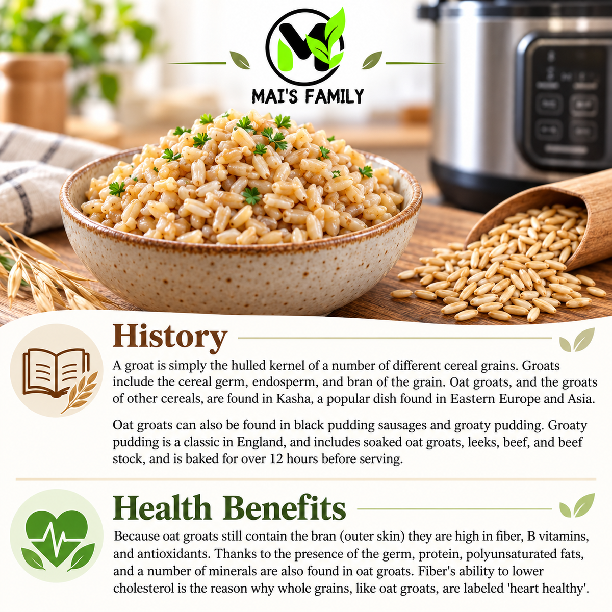 Organic Oat Groats – Hulled Oats Bulk Grain