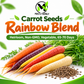 Rainbow Blend Carrot Seeds – Heirloom Non-GMO Colorful Sweet Garden Carrots