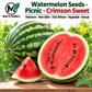 Crimson Sweet Watermelon Seeds – Heirloom Non-GMO AAS Winner