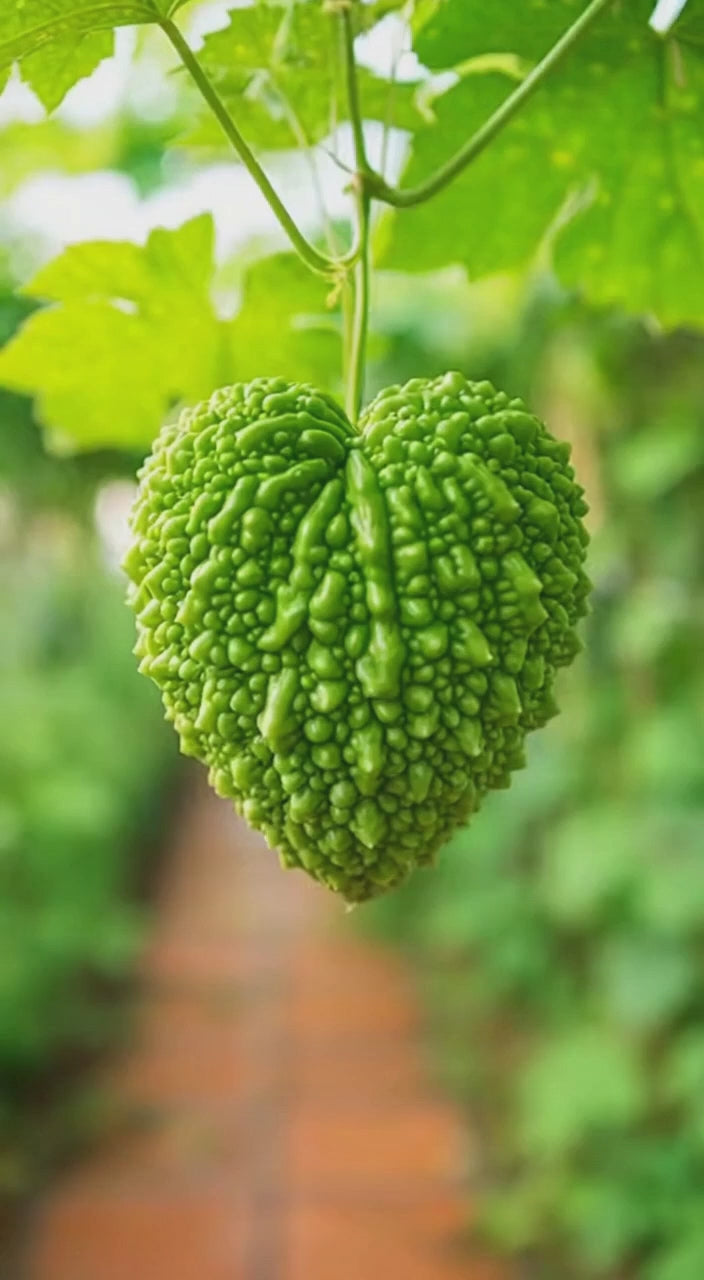 Big Heart Bitter Melon Seeds | F1 Hybrid Non-GMO – Mai's Family